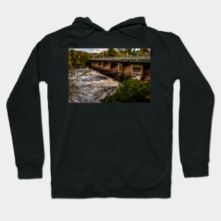 Wylam Bridge Over The River Tyne Hoodie